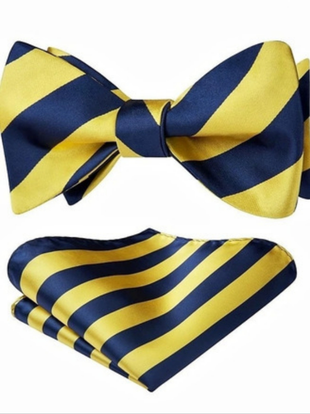 NEW! Georgia Tech Bow Tie And Picket Square Set